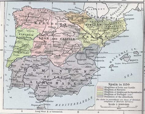 map of spain with cities and towns 1530s
